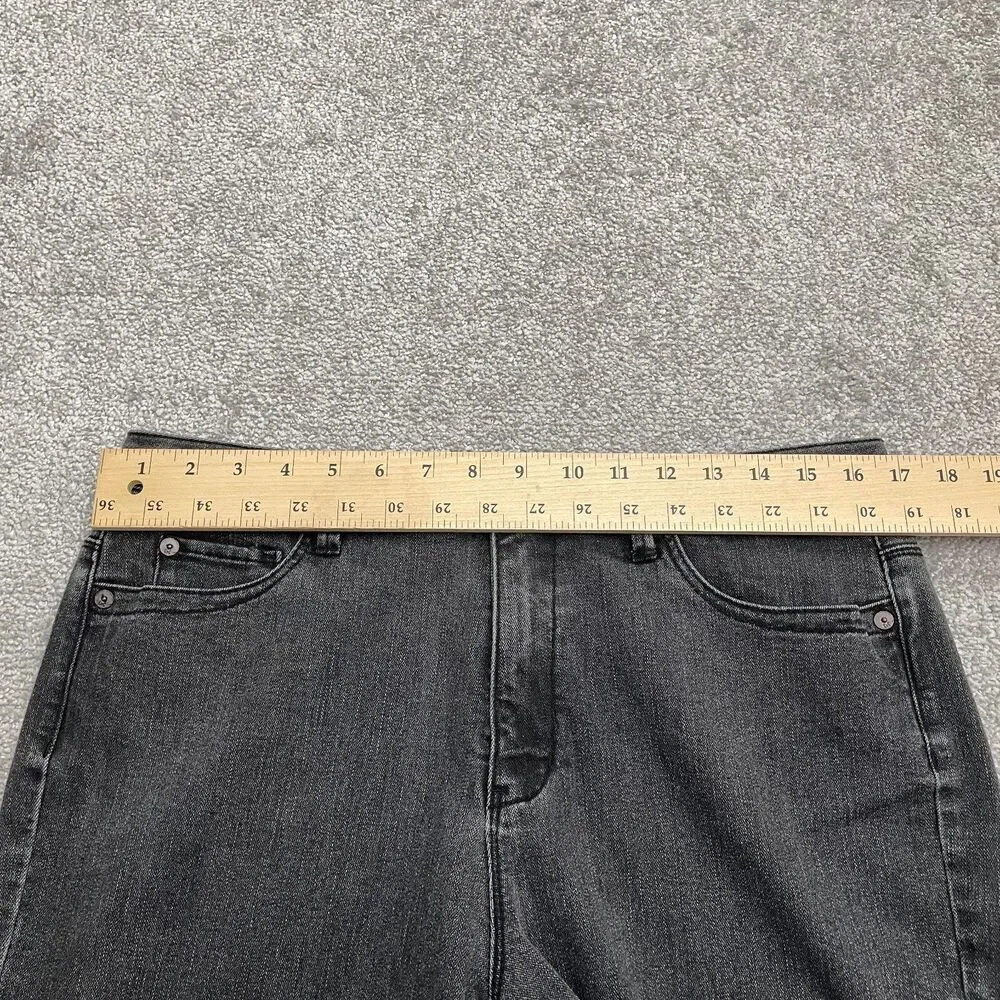 Coldwater Creek Women's Black Wide-Leg Jeans